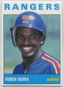 1989 SCD Baseball Card Price Guide '64 Topps #14 Ruben Sierra Texas Rangers - Picture 1 of 2
