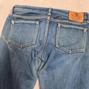 Momotaro Jeans Straight Denim Copper Dotan Label Blue Size 31 Used from JAPAN - Picture 1 of 11