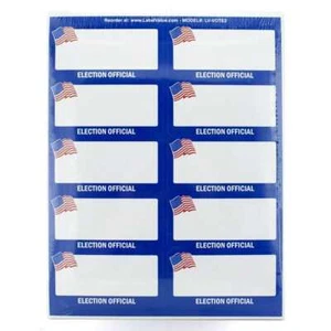 Wahl Offizielle Namensschild Etiketten 4" x 2" - Bild 1 von 2