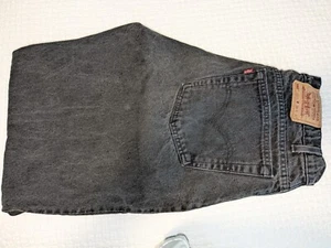 Pantalones de mezclilla negros Levi Straus 560 holgados de pierna cónica - para hombre 38 X 32 - Imagen 1 de 3