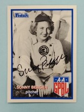 1995/96 Fritsch AAGPBL Margaret Sonny Berger Signed Auto #241 Card
