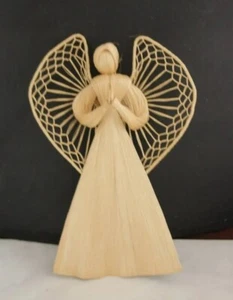 Corn Husk Large Angel by Craven Pottery with Tags - Picture 1 of 9
