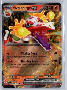 Pokemon Paradox Rift (PAR) Skeledirge ex 037/193 Double Rare Holofoil - Picture 1 of 2