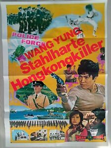 Original German Movie Poster  POLICE FORCE  Chung Wang Lily Li Sheng Fu  (RR)
