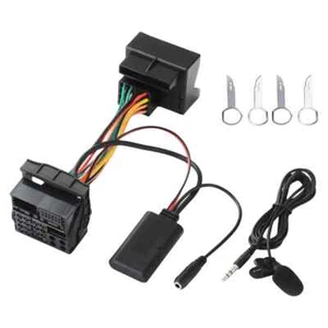 Stereo MP3 Music Adapter Mic Handsfree Call Aux-In Audio Cable Harness Adapter - Picture 1 of 14