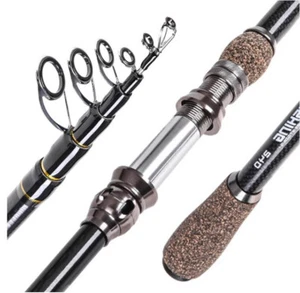 Fishing Rod Telescopic Spinning Casting Travel Rod 1.8M 2.1M 2.4M 2.7M Poles - Picture 1 of 14