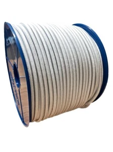 8mm x 10 METERS, SOLID WHITE STRONG ELASTIC BUNGEE ROPE SHOCK CORD TIE DOWN - Picture 1 of 4