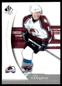 2005-06 SP Authentic Alex Tanguay Colorado Avalanche #25