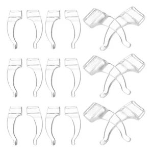 10 Paia Ganci Fermaocchiali Silicone Antiscivolo Miss - Foto 1 di 12