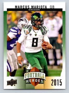 22015 Upper Deck Football Heroes Marcus Mariota #cfh-mm6 Rookie - Picture 1 of 2