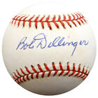 Bob Dillinger Autographed Signed NL Baseball St. Louis Browns Beckett COA F26634