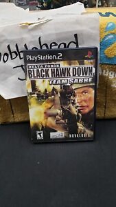 DELTA FORCE BLACK HAWK DOWN TEAM SABRE PS2 SONY PLAYSTATION 2 VIDEO GAME