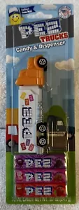PEZ LKW Semi SÜSSIGKEITEN TABLETTEN orange KABINE gekrempelt NEUWERTIG Best bis 2028 - Bild 1 von 8