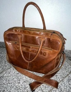 Leder Umhängetasche Arbeitstasche Dokumententasche Notebooktasche von LAMEZAN - Bild 1 von 10