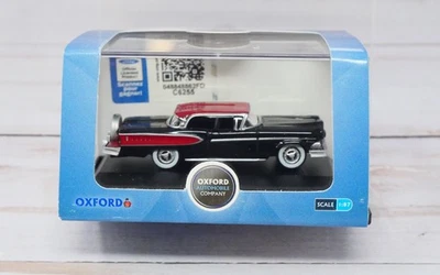 Oxford 87ED58001, 1958 Edsel Citation, Black & Amber Red, 1/87 HO Scale - Image 1 of 2