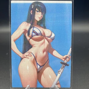 Satsuki Kiryuin Anime Waifu Card Doujin ACG Goddess Holo - Picture 1 of 4