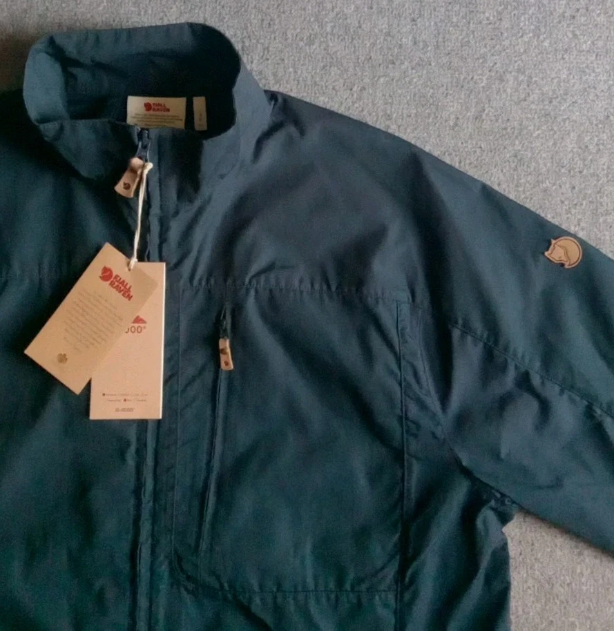 Fjallraven Ovik Stencollar Jacket Men's XL Dark Navy Blue Full Zip 86788 - Image 1 of 4