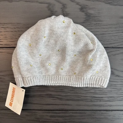Gymboree Niñas Algodón Tejido Gorro Sombrero M 7-8 Talla Gris Color Nuevo Foto 1 de 3