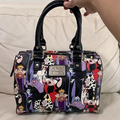 Bolso de Mano/Bolso Bandolera Disney Loungefly Villains Negro Guijarro ¡LEER! Foto 1 de 4