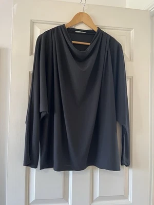 Top Size 18 Black Cowl Neck Long Sleeve  - Image 1 of 4