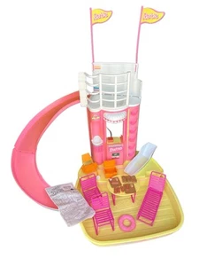 1989 Barbie Wet ’n Wild Water Park Playset w/ Box, Flags, Awning & Extras - Picture 1 of 15