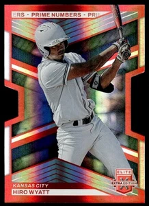 2023 PANINI ELITE EXTRA EDITION PRIME NUMBERS /200 HIRO WYATT - Picture 1 of 2