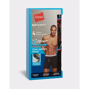 Hanes® X-Temp® Men's 4-Pack Boxer Briefs "Total Support Pouch & SPORT & COOL" - Picture 1 of 8