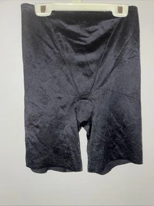 Faja de pierna larga de colección de FLEXEES negra floral 6355 modeladora en relieve talla XL - Imagen 1 de 12