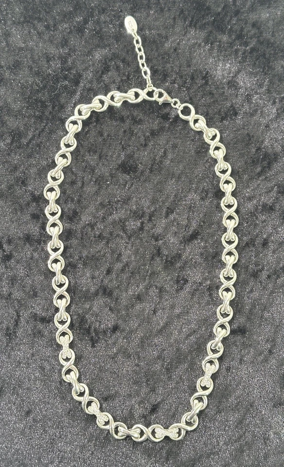 925 Silber Esprit Damen Halskette Collier Schleifen Design 41cm -  31,5 Gramm - Bild 1 von 4