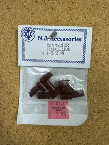 NJ International Zubehör #8467 elektrische Steckverbinder - Buchse, braun (10) - Bild 1 von 2