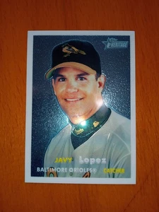 2006 Topps Heritage CHROME Javy Lopez #37 /1957 Baltimore Orioles Fan Favorite! - Picture 1 of 2