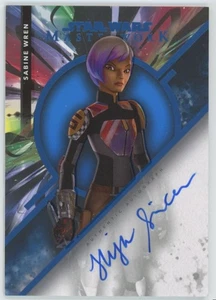 Tiya Sircar as Sabine Wren - 2024 Star Wars Masterwork Auto /99 #MWA-TS - Picture 1 of 2