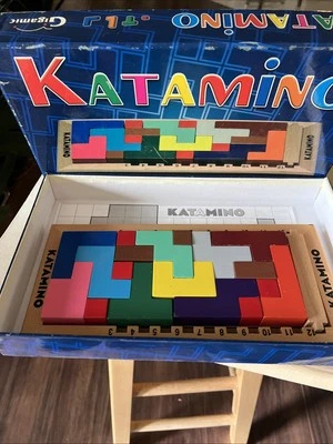 Katamino 3D Wooden Puzzle Board Game for 1 or 2 players | Gigamic, Complete Good - Image 1 of 4