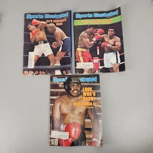 Lot Of 3 Sports Illustrated Magazines Vintage Muhammad Ali 1977 1978 1980 - Picture 1 of 10