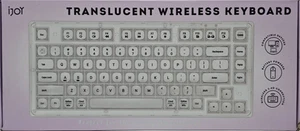 iJoy Wireless Clear Transparent/Translucent Wireless Keyboard - Picture 1 of 4