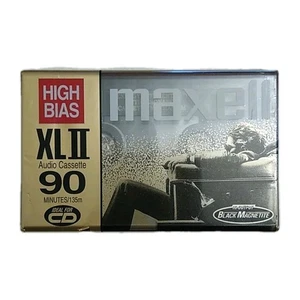 Cassetta compatta sigillata Maxell XL II 90 High Bias Type II CrO2 nuova mai usata - Foto 1 di 5