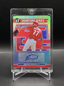 2021 Panini Donruss Optic - Signature Series Adonis Medina #SS-AM (AU, RC) - Bild 1 von 2