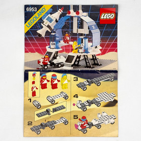 LEGO Cosmic Laser Launcher 6953 Legoland 1987 - Instruction Book Only