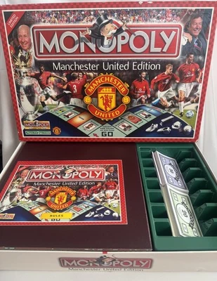 Vintage 2003 Limited Edition Manchester United Monopoly Game 100% Complete - Image 1 of 3