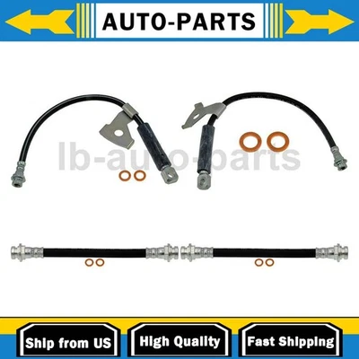 Manguera de freno delantera trasera 4 piezas para Cadillac Seville 1980-1981 6,0 L Foto 1 de 4