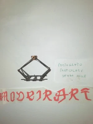 RIVAROSSI-RICAMBIO-111604- PANTOGRAFO AMERICANO A DOPPIO STRISCIANTE SENZA MOLLE - Immagine 1 di 4