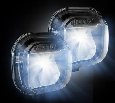 2011-2016 Ford Super Duty Direct Fit Smoked CREE LED Lower Fog Lights Lamps Pair - Image 1 of 3