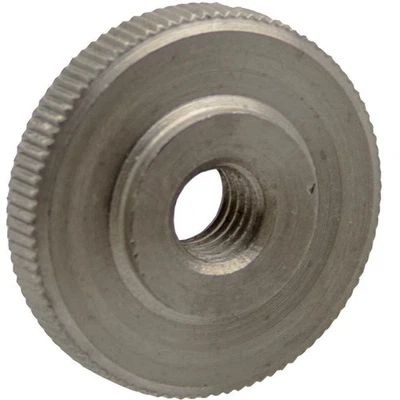 Rändelmutter M3 M4 M5 M6 M8 M10 DIN 467 Edelstahl VA Niedrige Form - Bild 1 von 4