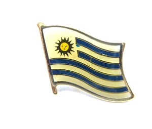 Spilla da bavero bandiera dell'Uruguay / bandiera dell'Uruguay - Foto 1 di 1