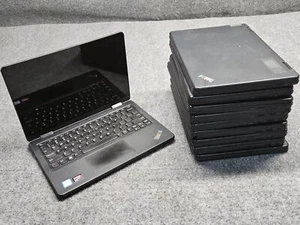 *LOT OF 10* Lenovo Thinkpad 11e Yoga Gen 6 Laptop M3-8100Y 1.1GHz 8GB 128GB - Picture 1 of 3