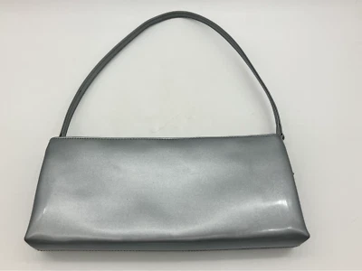 Antonio Melani Silver Handbag / Purse Magnet & Snap Close 5" x 11" - Image 1 of 4