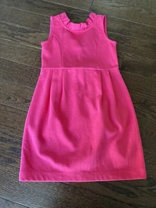 Janie and Jack Girls 5 Caribbean Rose Riviera Radiant Ruffle Ponte Dress EUC - Picture 1 of 10
