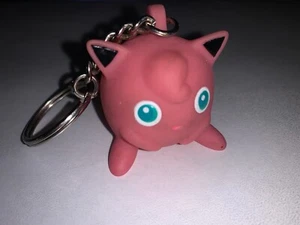 PINK POKEMON COLLECTIBLE JIGGLYPUFF CHARACTER KEYCHAIN - Picture 1 of 2