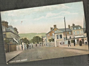 DQP Vintage Postkarte, London Road, Reigate zeigt Bahnübergang - Bild 1 von 1