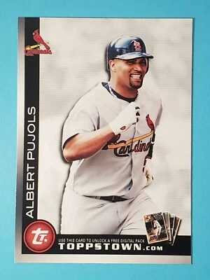 2010 Topps Toppstown Albert Pujols St Louis Cardinals #TTT14 ⚾ - Image 1 of 2